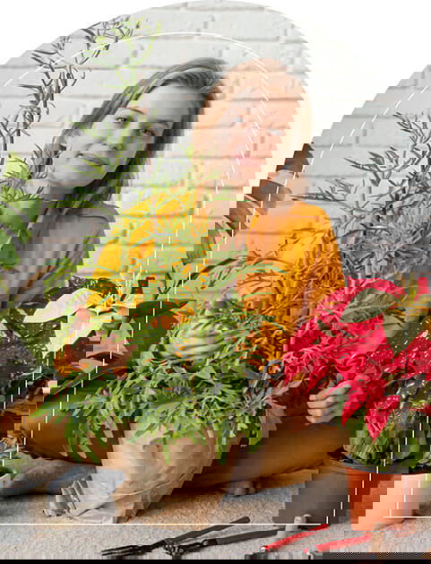 Inch Artificial Potted Plant